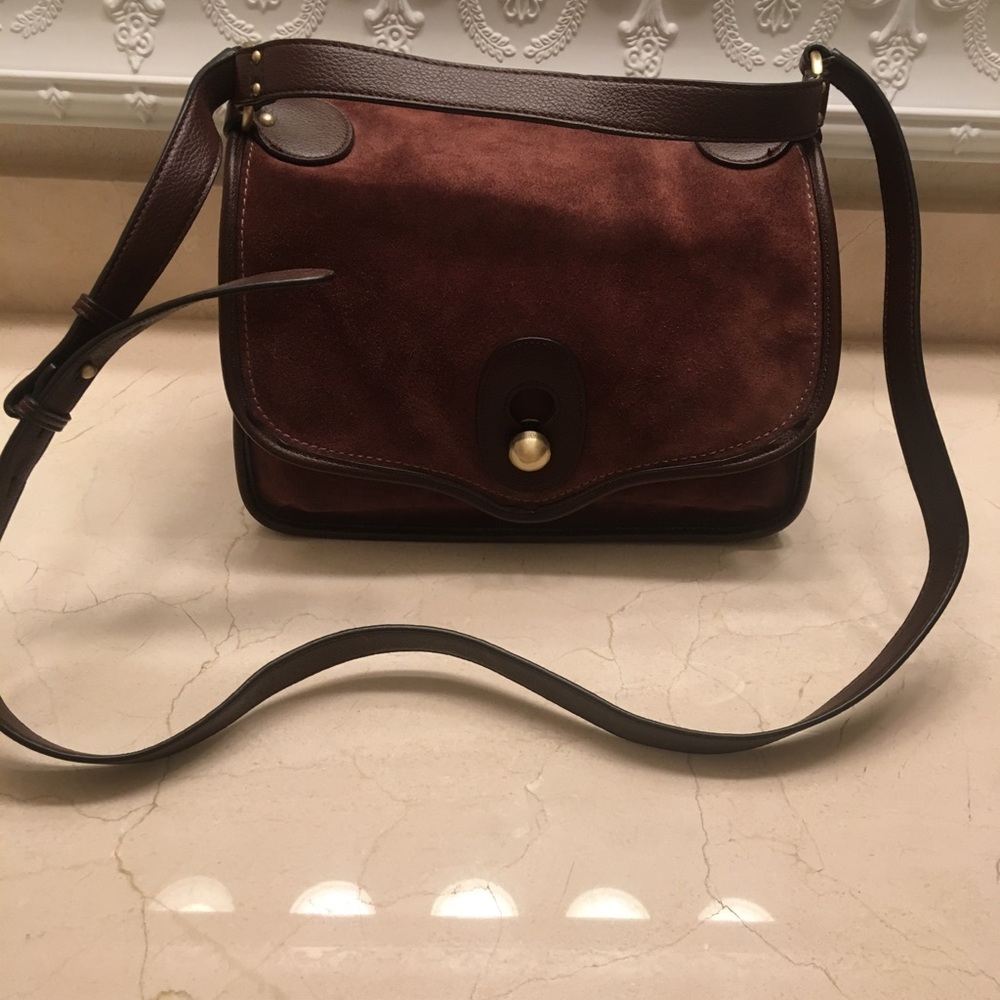 NWOT SOLD N Lepore suede satchel crossbody bag